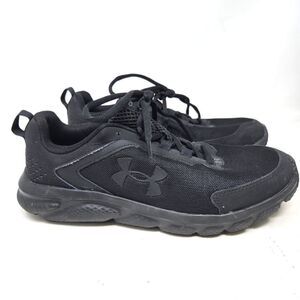UNDER‎ ARMOUR Charged Assert 10 3026179-002 Womens Black Running Shoes Size 10